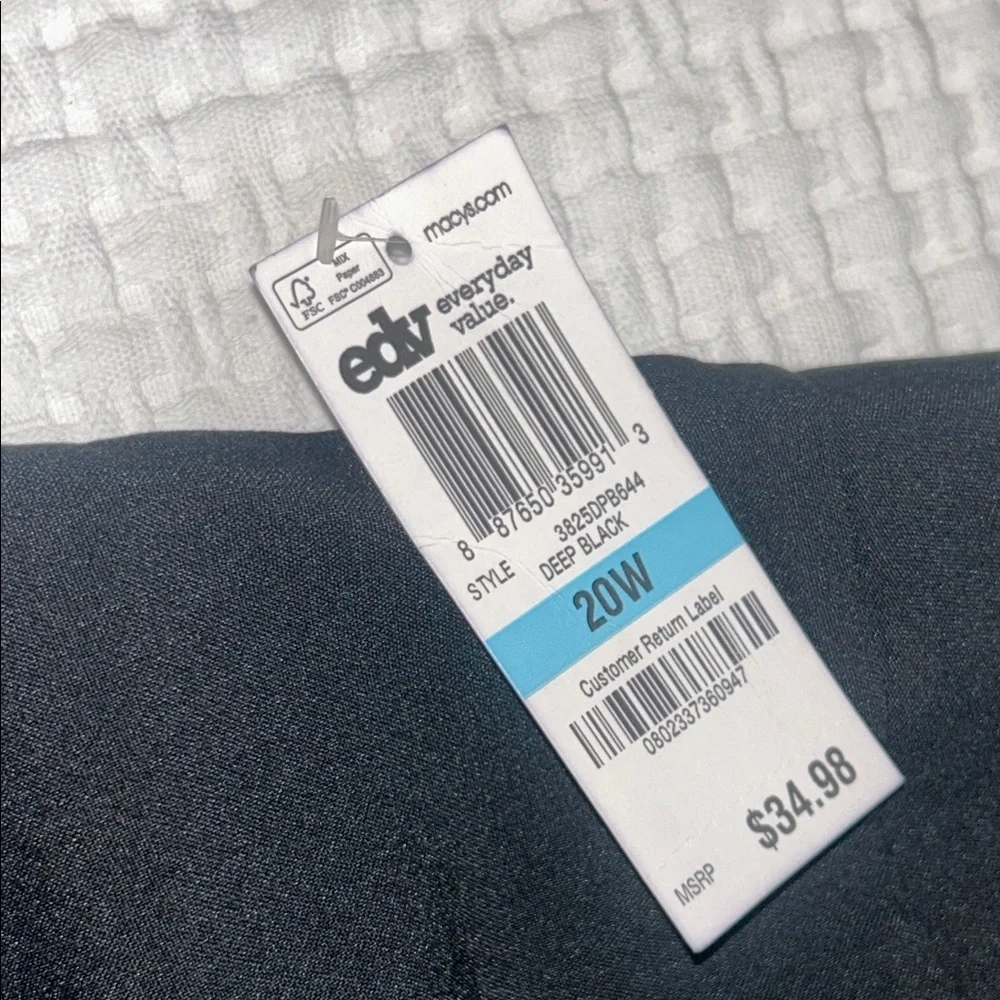 Alfani Elegant Black Pencil Skirt